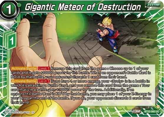 Gigantic Meteor of Destruction (BT22-060) [Critical Blow] | Tables and Towers