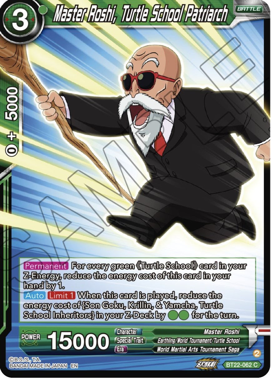 Master Roshi, Turtle school Patriarch (BT22-062) [Critical Blow] | Tables and Towers