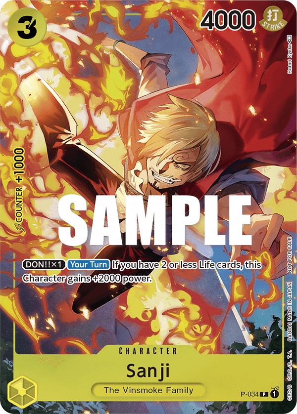 Sanji (Event Pack Vol. 2) [One Piece Promotion Cards] | Tables and Towers