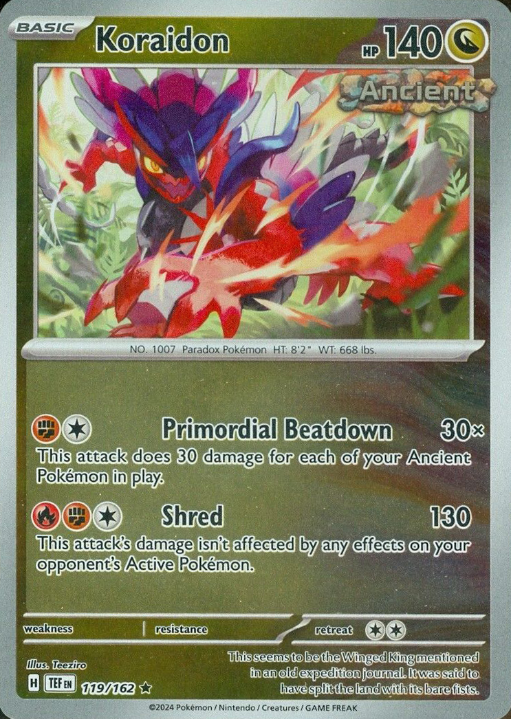 Koraidon (119/162) [Scarlet & Violet: Temporal Forces] | Tables and Towers