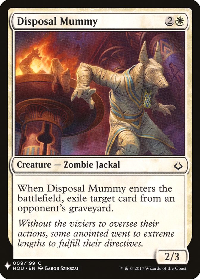 Disposal Mummy [Mystery Booster] | Tables and Towers