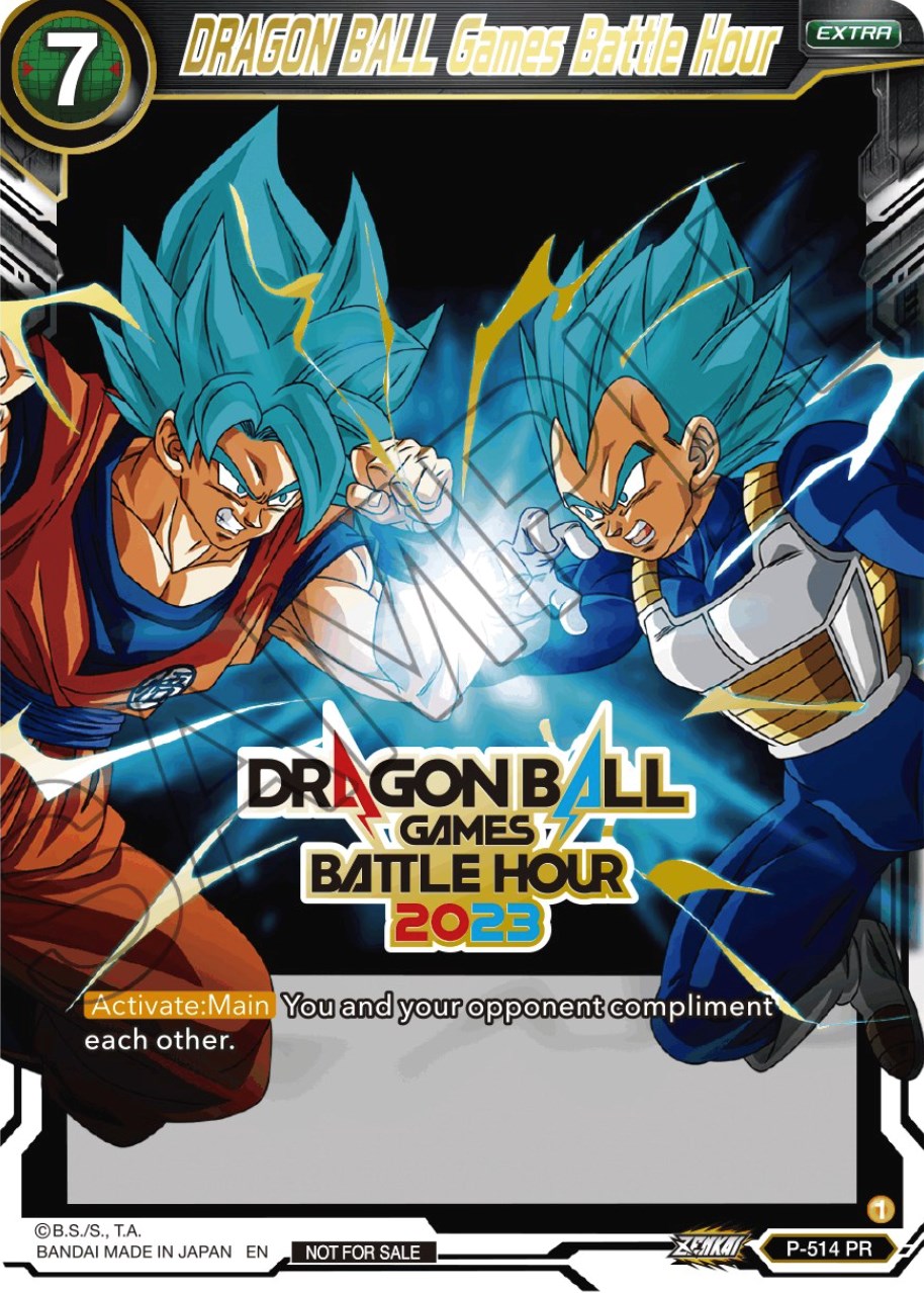 DRAGON BALL Games Battle Hour (Dragon Ball Games Battle Hour 2023 Promo Card Set) (P-514) [Promotion Cards] | Tables and Towers