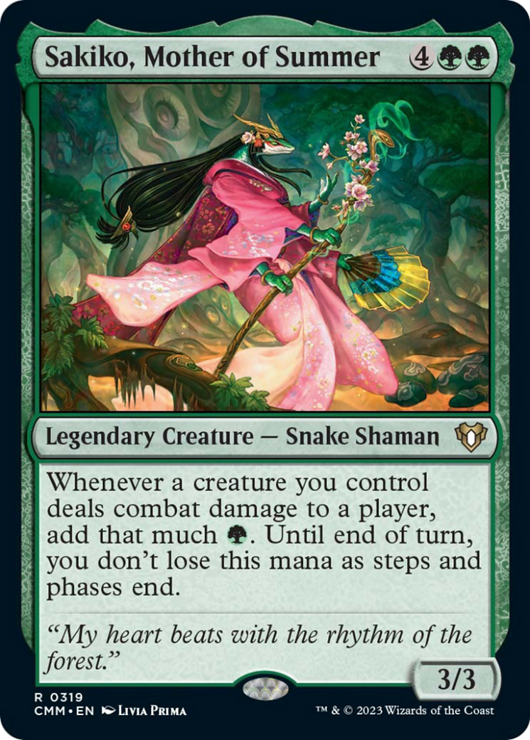 Sakiko, Mother of Summer [Commander Masters] | Tables and Towers