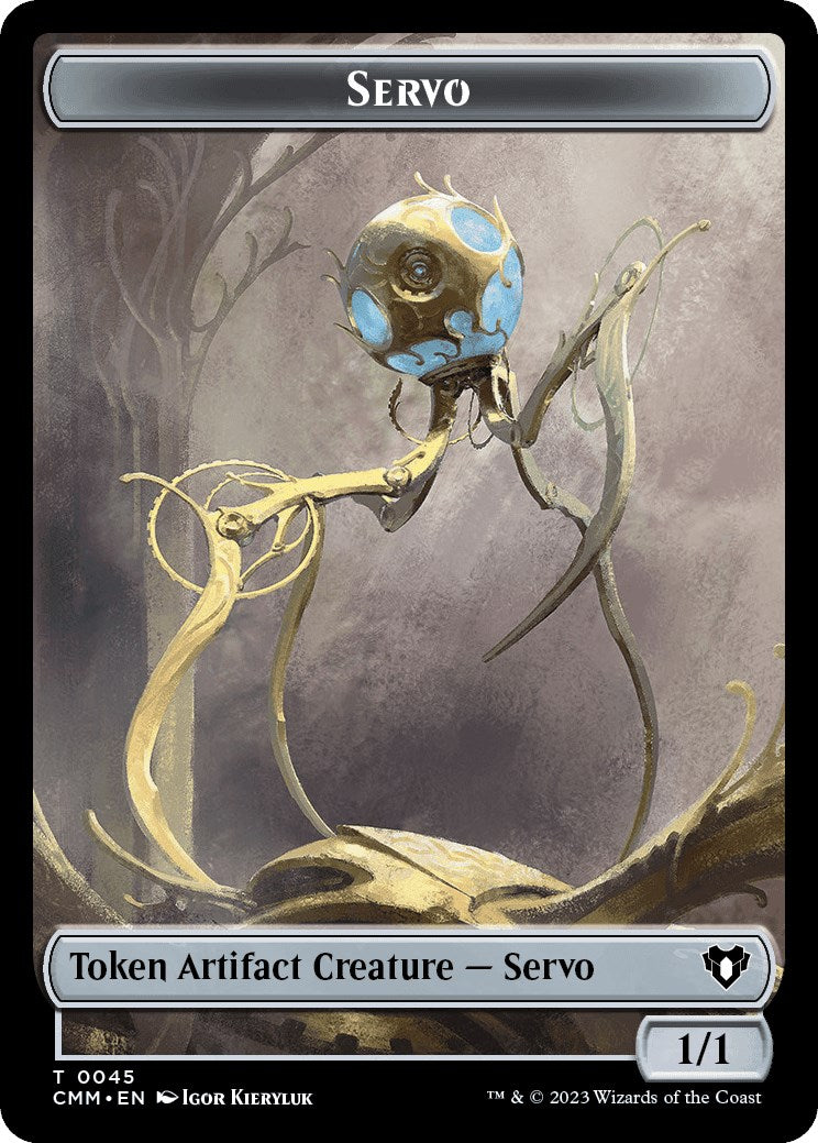 Servo // Thrull Double-Sided Token [Commander Masters Tokens] | Tables and Towers