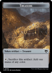 Treasure // Construct (0042) Double-Sided Token [Commander Masters Tokens] | Tables and Towers