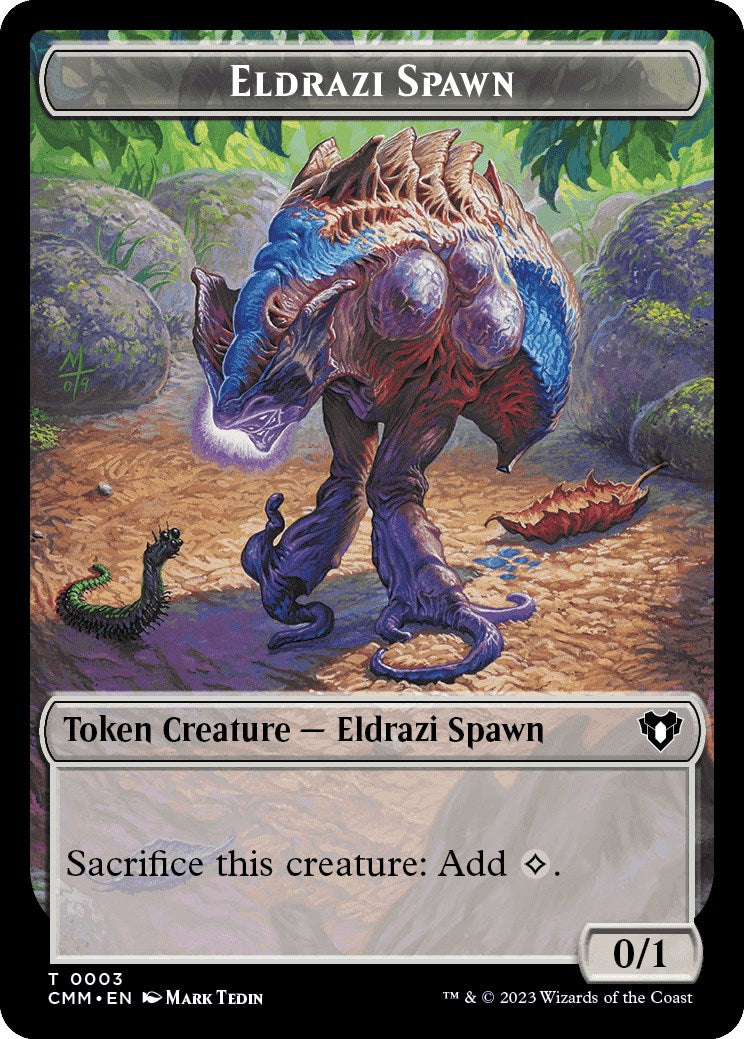 Eldrazi Spawn // Insect Double-Sided Token [Commander Masters Tokens] | Tables and Towers