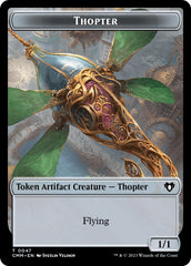 Thopter // Bird Illusion Double-Sided Token [Commander Masters Tokens] | Tables and Towers