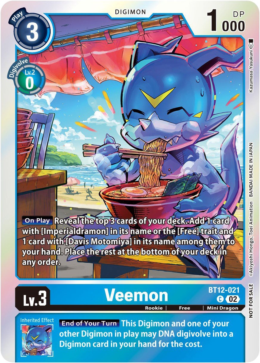 Veemon [BT12-021] (Gen Con 2023) [Promotional Cards] | Tables and Towers