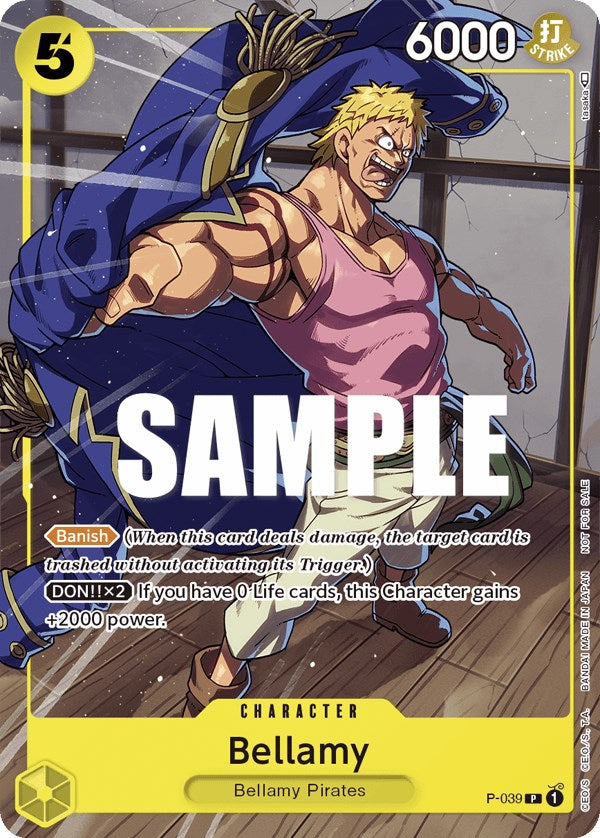 Bellamy (Pirates Party Vol. 4) [One Piece Promotion Cards] | Tables and Towers