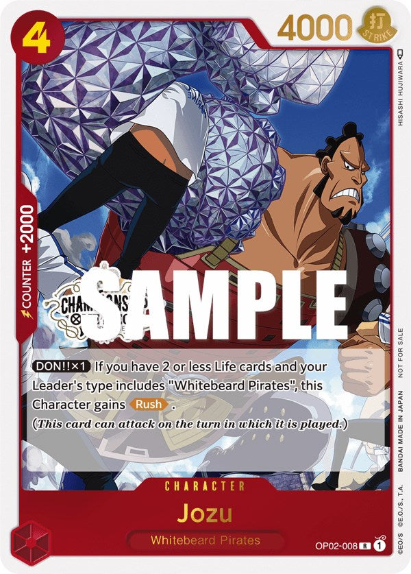 Jozu (Store Championship Participation Pack Vol. 2) [One Piece Promotion Cards] | Tables and Towers