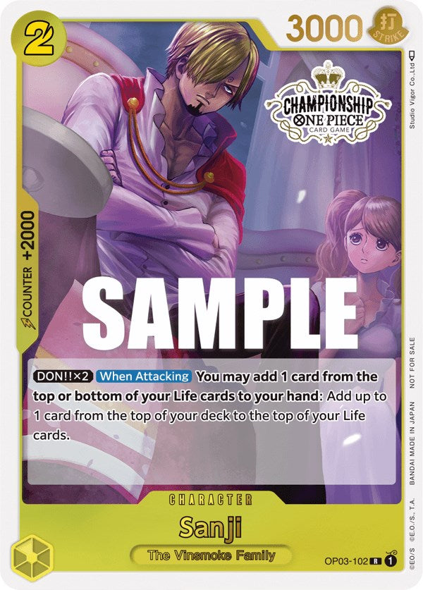 Sanji (Store Championship Participation Pack Vol. 2) [One Piece Promotion Cards] | Tables and Towers