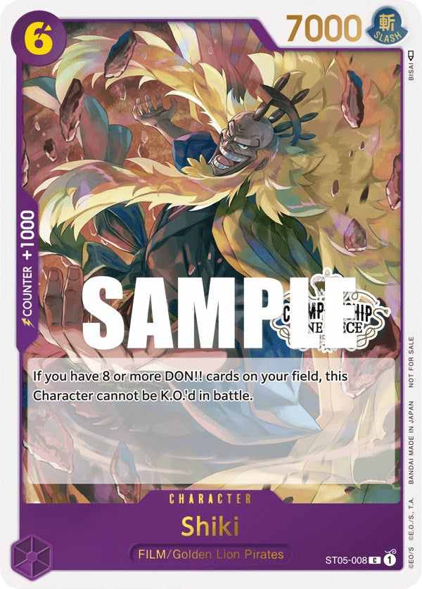 Shiki (Store Championship Participation Pack Vol. 2) [One Piece Promotion Cards] | Tables and Towers