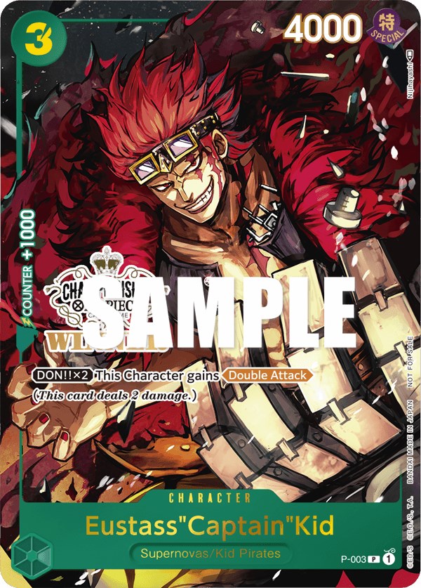 Eustass"Captain"Kid (Store Championship Vol. 2) [Winner] [One Piece Promotion Cards] | Tables and Towers