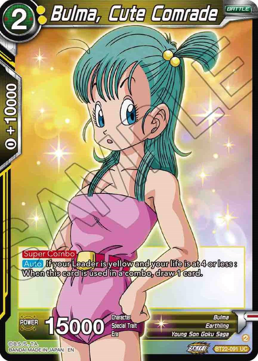 Bulma, Cute Comrade (BT22-091) [Critical Blow] | Tables and Towers