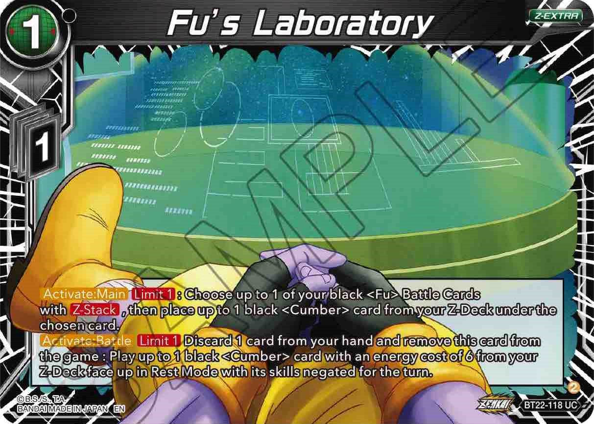 Fu's Laboratory (BT22-118) [Critical Blow] | Tables and Towers