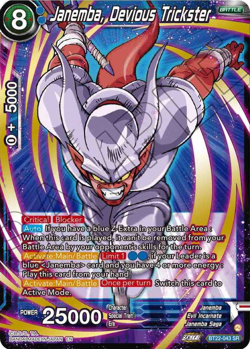 Janemba, Devious Trickster (BT22-043) [Critical Blow] | Tables and Towers