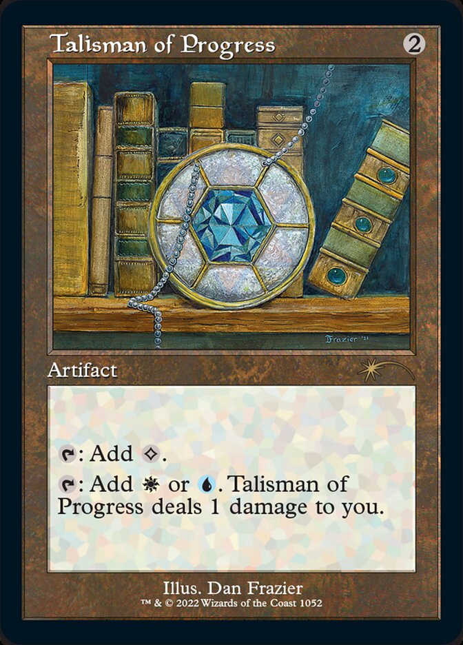 Talisman of Progress (Foil Etched) [Secret Lair Drop Series] | Tables and Towers