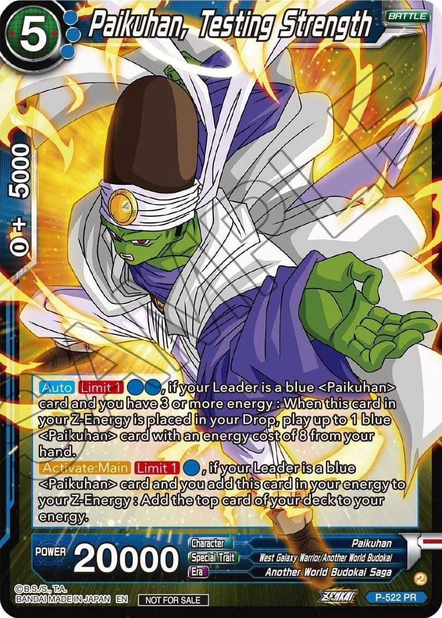 Paikuhan, Testing Strength (Zenkai Series Tournament Pack Vol.5) (P-522) [Tournament Promotion Cards] | Tables and Towers