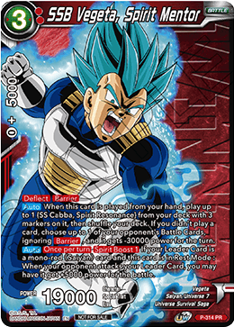 SSB Vegeta, Spirit Mentor (Winner Stamped) (P-314) [Tournament Promotion Cards] | Tables and Towers