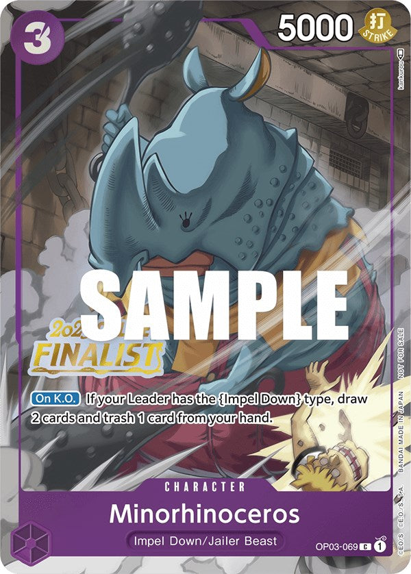 Minorhinoceros (Online Regional 2023) [Finalist] [One Piece Promotion Cards] | Tables and Towers