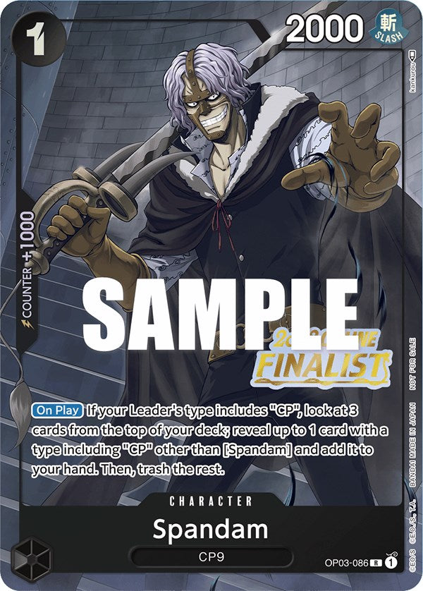 Spandam (Online Regional 2023) [Finalist] [One Piece Promotion Cards] | Tables and Towers