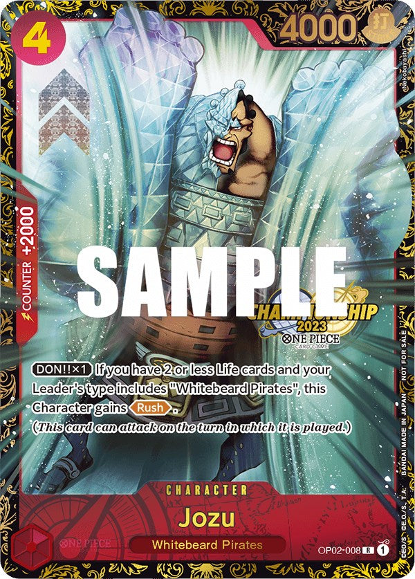 Jozu (Championship 2023) [One Piece Promotion Cards] | Tables and Towers