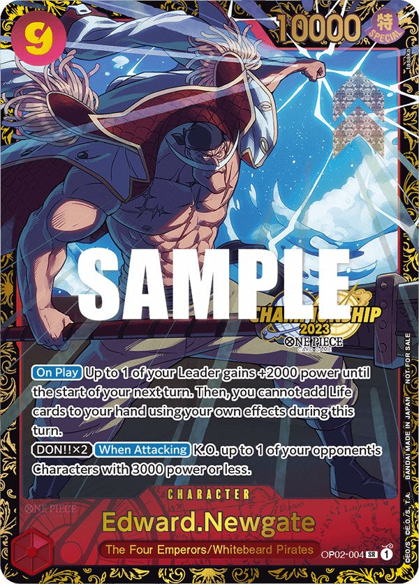 Edward.Newgate (Championship 2023) [One Piece Promotion Cards] | Tables and Towers