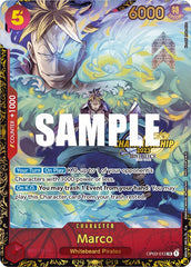 Marco (Championship 2023) [One Piece Promotion Cards] | Tables and Towers