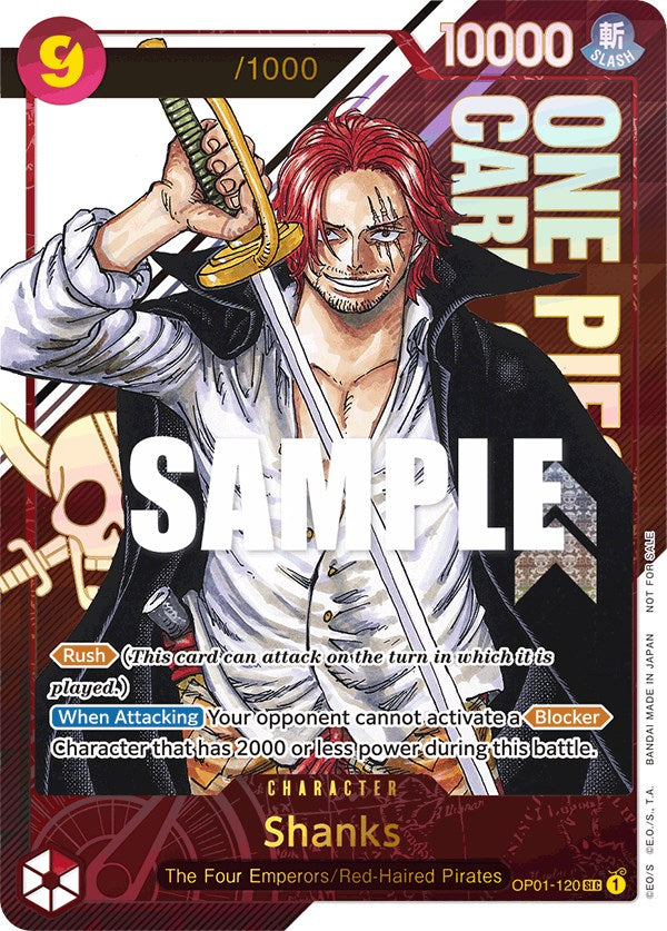 Shanks (Championship 2023) [Serial Number] [One Piece Promotion Cards] | Tables and Towers