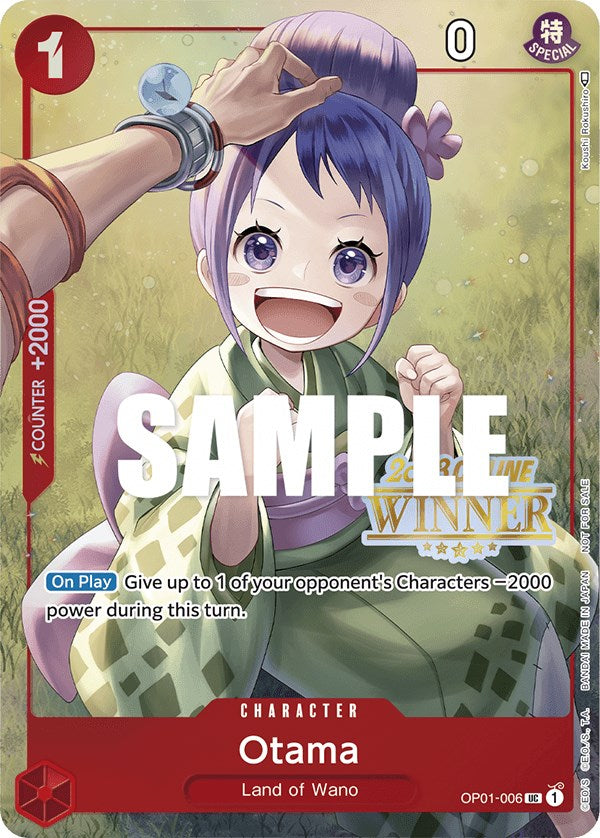 Otama (Online Regional 2023) [Winner] [One Piece Promotion Cards] | Tables and Towers