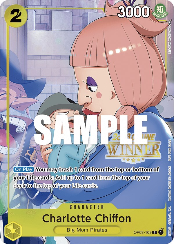 Charlotte Chiffon (Online Regional 2023) [Winner] [One Piece Promotion Cards] | Tables and Towers