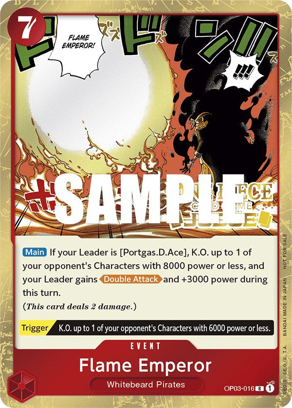 Flame Emperor (Judge Pack Vol. 2) [One Piece Promotion Cards] | Tables and Towers