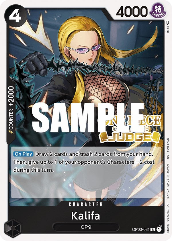 Kalifa (Judge Pack Vol. 2) [One Piece Promotion Cards] | Tables and Towers