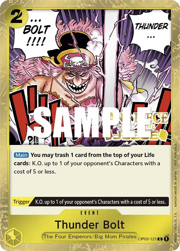 Thunder Bolt (Judge Pack Vol. 2) [One Piece Promotion Cards] | Tables and Towers