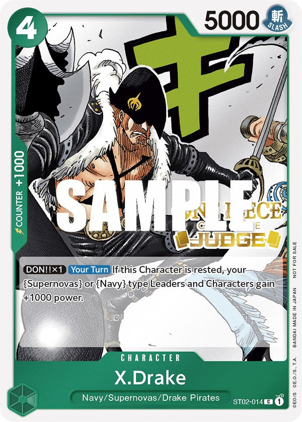 X.Drake (Judge Pack Vol. 2) [One Piece Promotion Cards] | Tables and Towers