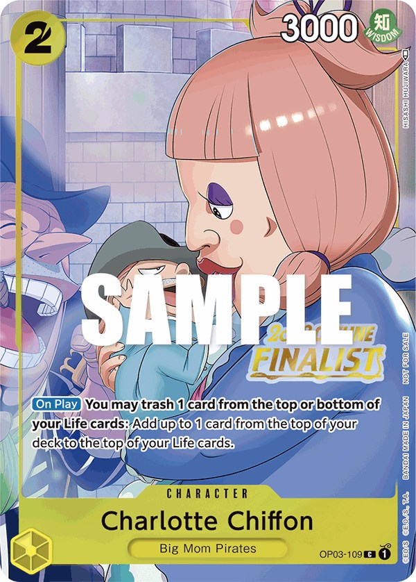 Charlotte Chiffon (Offline Regional 2023) [Finalist] [One Piece Promotion Cards] | Tables and Towers