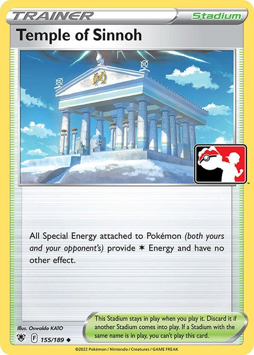 Temple of Sinnoh (155/189) [Prize Pack Series Three] | Tables and Towers