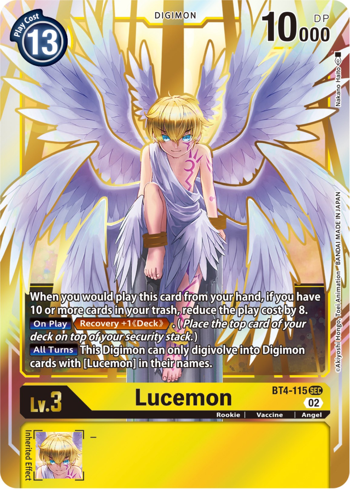 Lucemon [BT4-115] (Resurgence Booster Reprint) [Resurgence Booster] | Tables and Towers