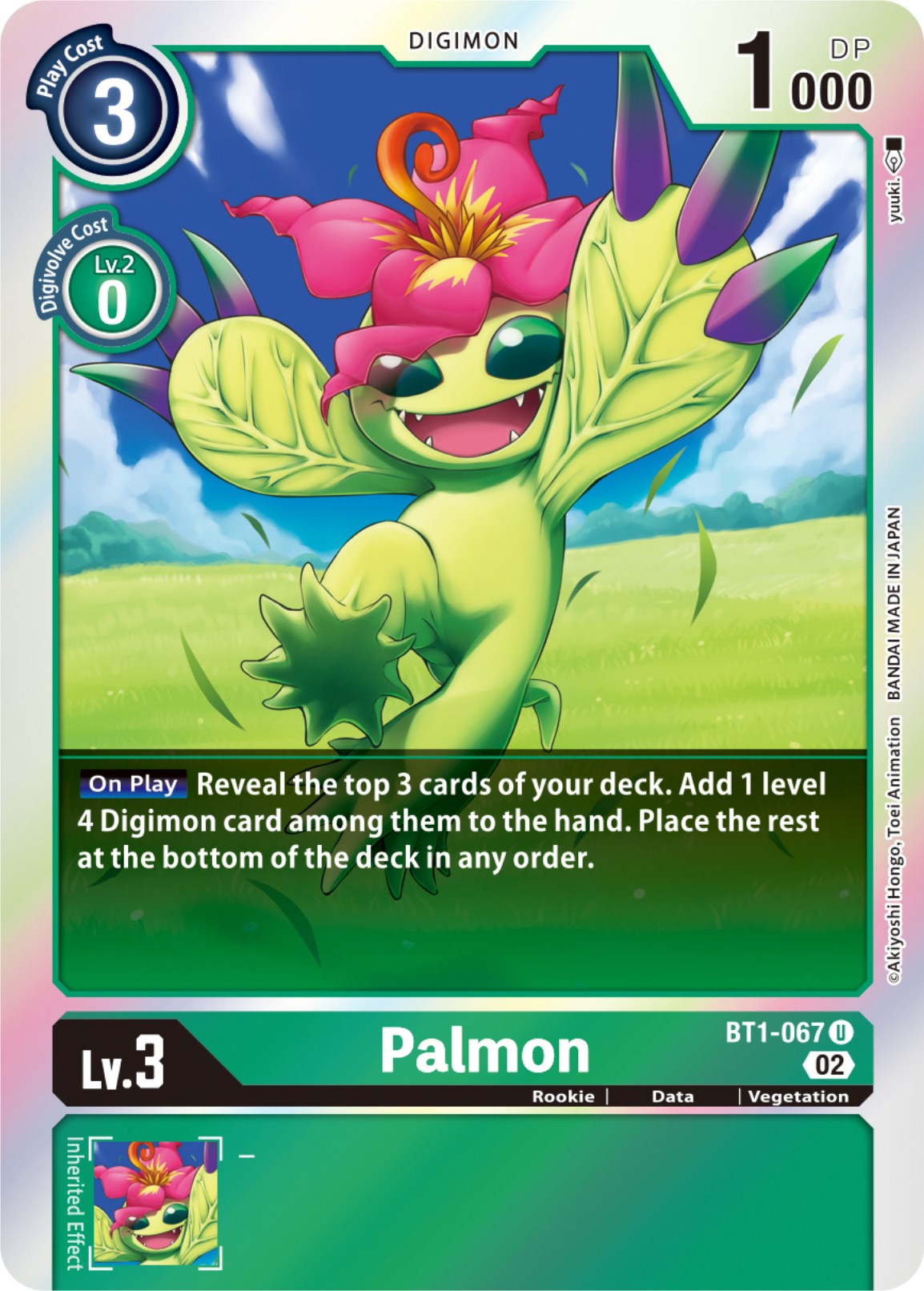 Palmon [BT1-067] [Resurgence Booster] | Tables and Towers