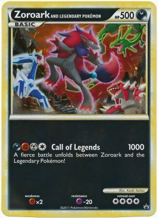 Zoroark and Legendary Pokemon (Jumbo Card) [Miscellaneous Cards] | Tables and Towers