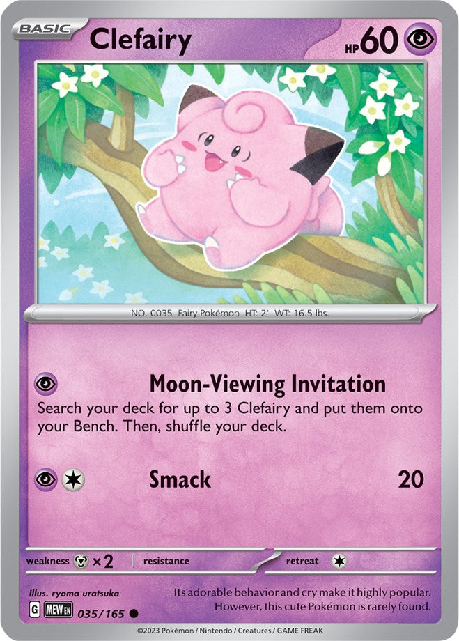 Clefairy (035/165) [Scarlet & Violet: 151] | Tables and Towers