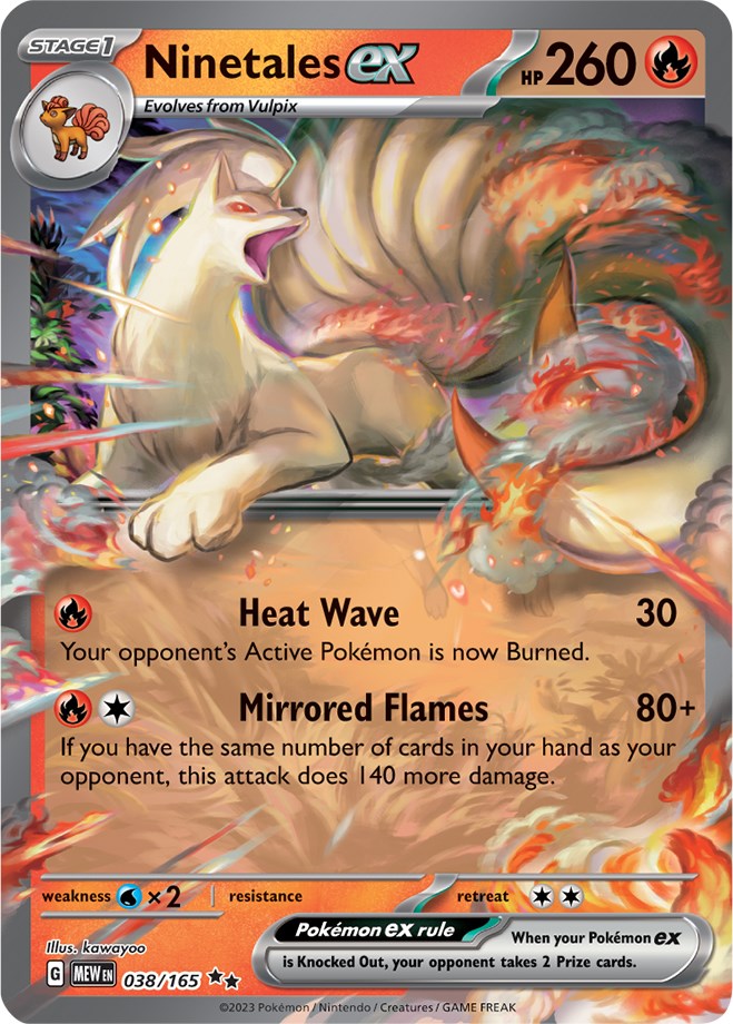 Ninetales ex (038/165) [Scarlet & Violet: 151] | Tables and Towers