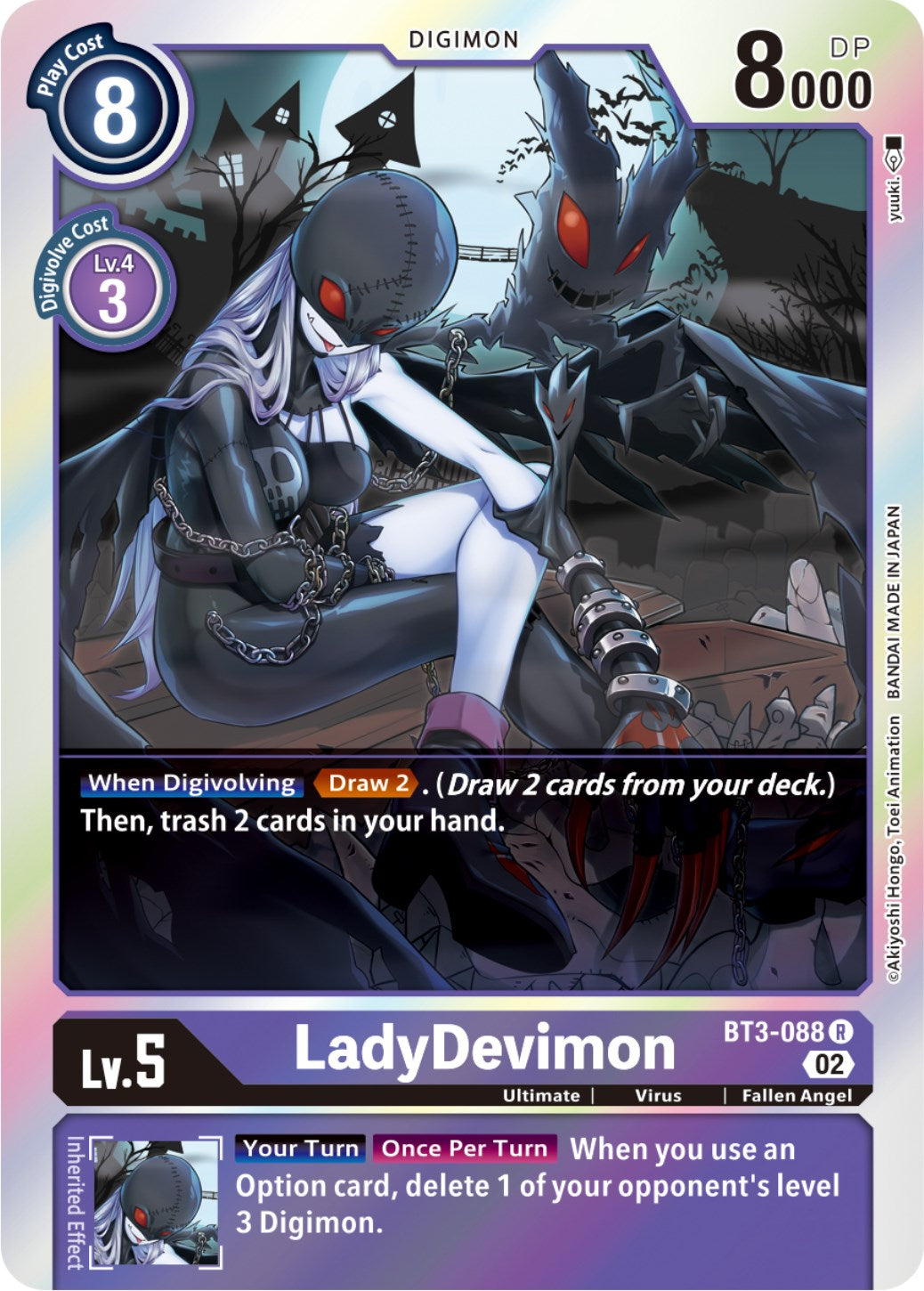 LadyDevimon [BT3-088] (Resurgence Booster Reprint) [Resurgence Booster] | Tables and Towers