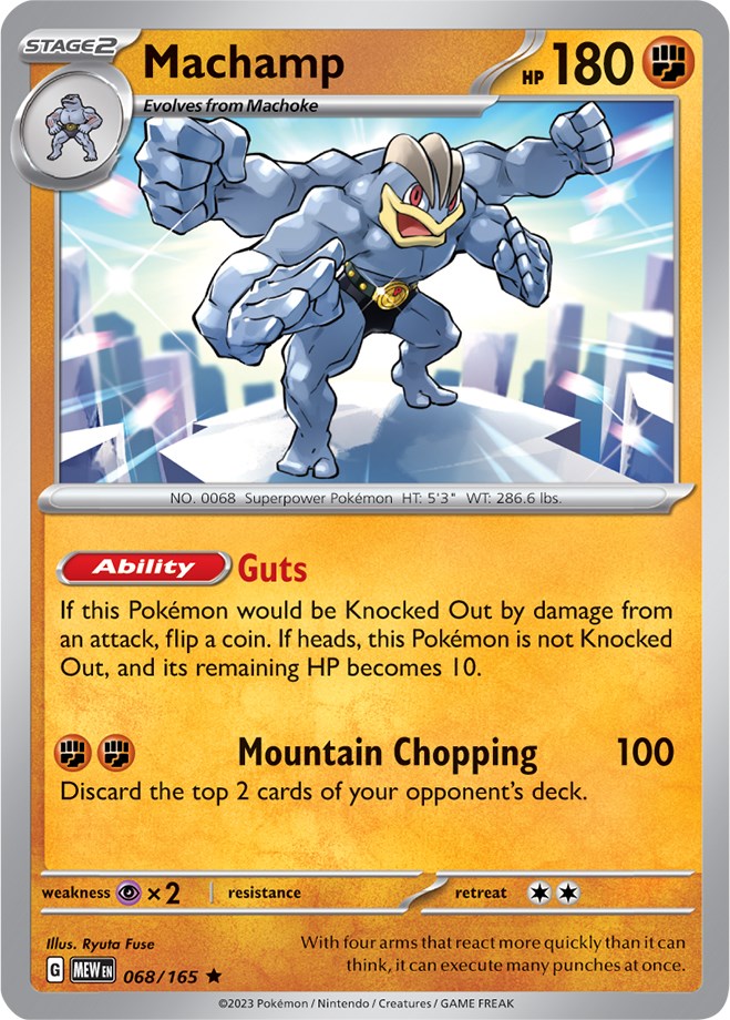 Machamp (068/165) [Scarlet & Violet: 151] | Tables and Towers