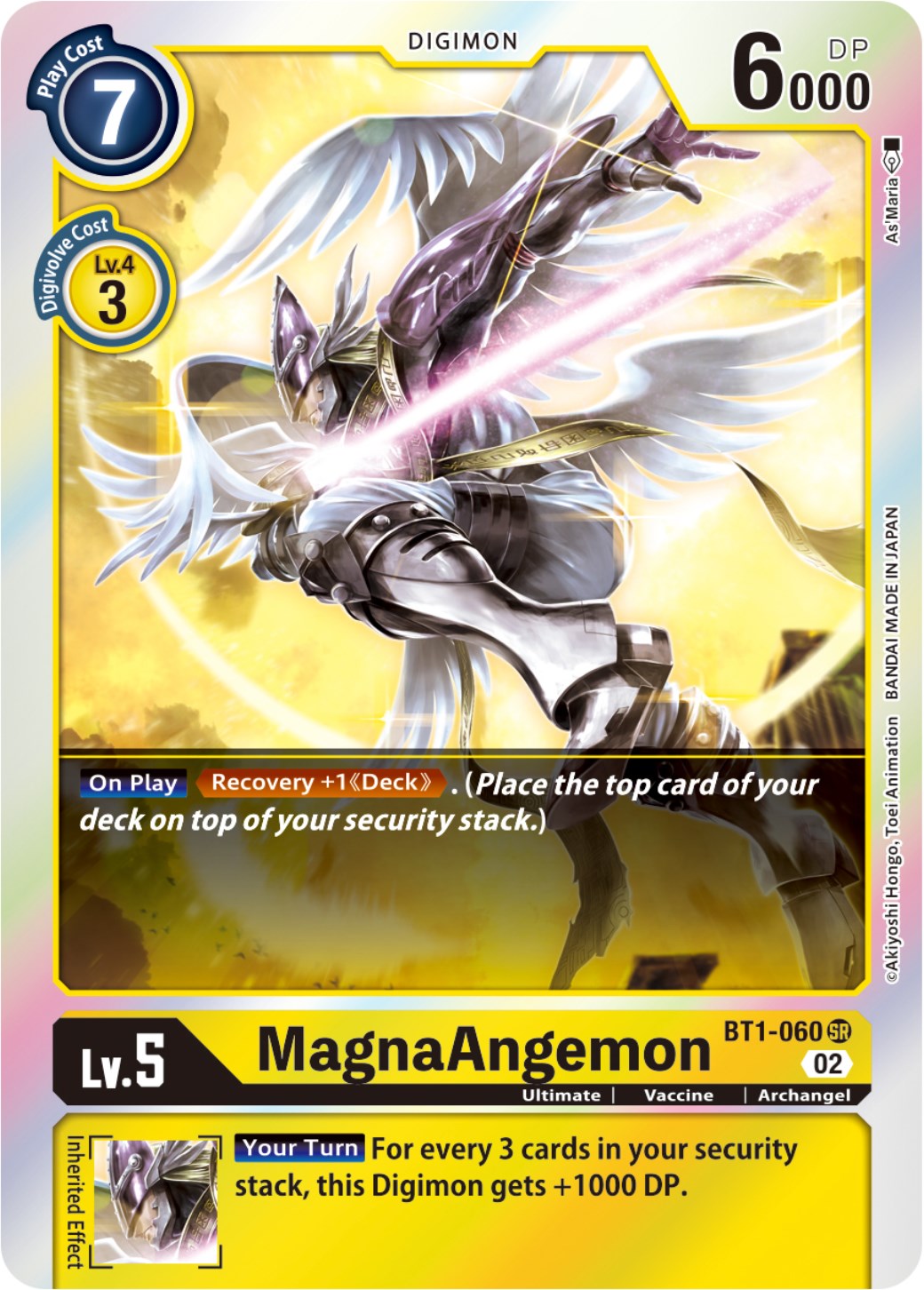 MagnaAngemon [BT1-060] (Resurgence Booster Reprint) [Resurgence Booster] | Tables and Towers