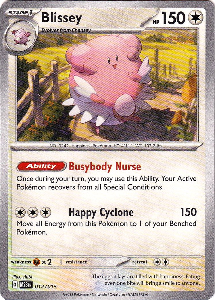 Blissey (012/015) [McDonald's Promos: 2023 Collection] | Tables and Towers