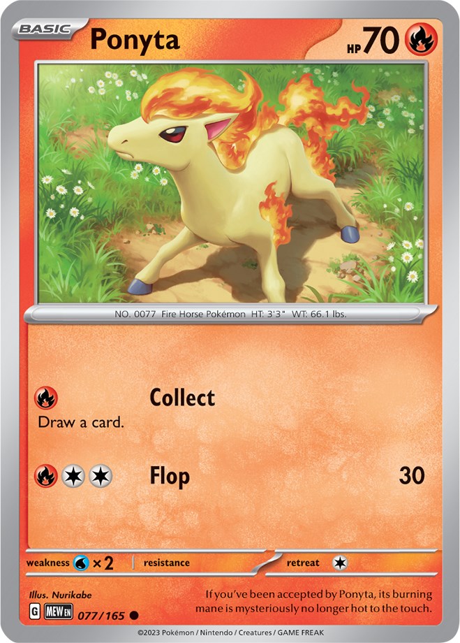 Ponyta (077/165) [Scarlet & Violet: 151] | Tables and Towers