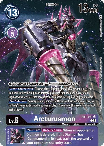 Arcturusmon (Textured Alternate Art) [Resurgence Booster] | Tables and Towers