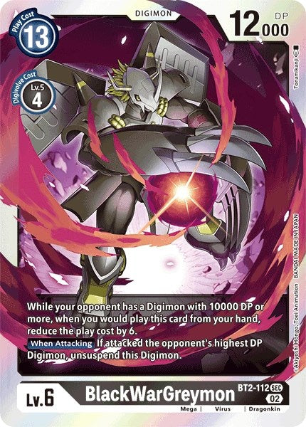 BlackWarGreymon (Resurgence Booster Reprint) [Resurgence Booster] | Tables and Towers