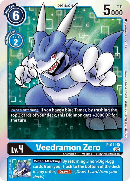 Veedramon Zero [P-011] (Resurgence Booster Reprint) [Resurgence Booster] | Tables and Towers